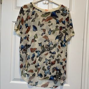 Joe fresh sheer shirt